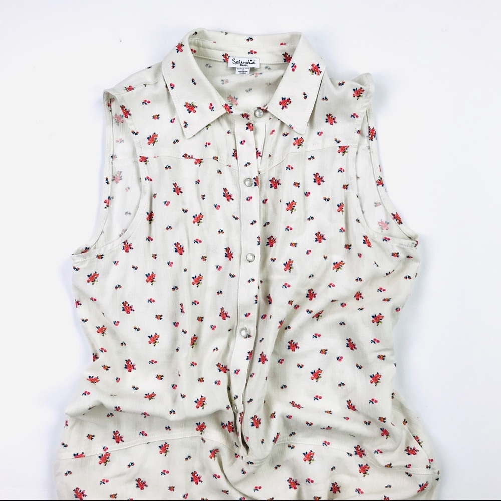 Splendid primrose ditsy dress in natural - Picture 3 of 8